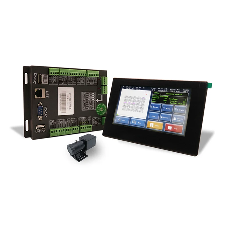Zy7142g-130 posisi visual laser nglereni sistem kontrol laser kanggo nglereni CCD non-mental